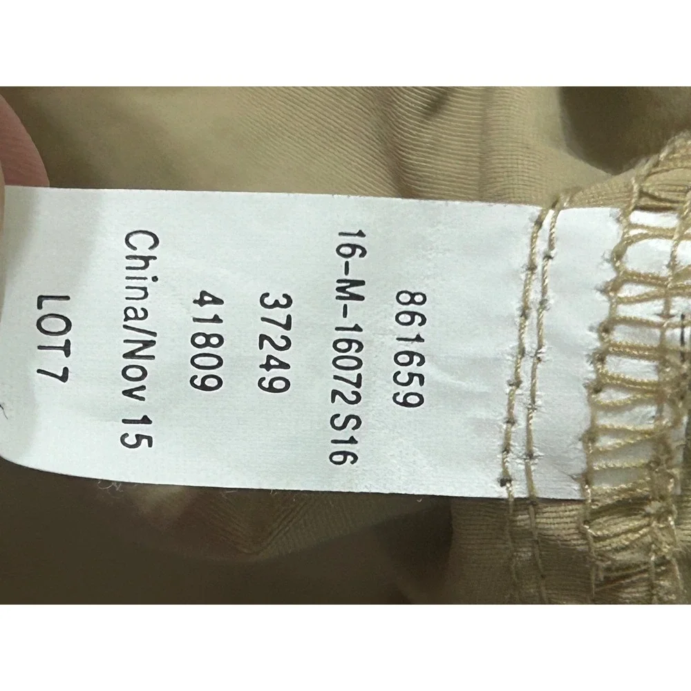 REI Convertible Cargo Hiking Zip Cuff Stretch Waist Khaki Nylon Men Small 30L